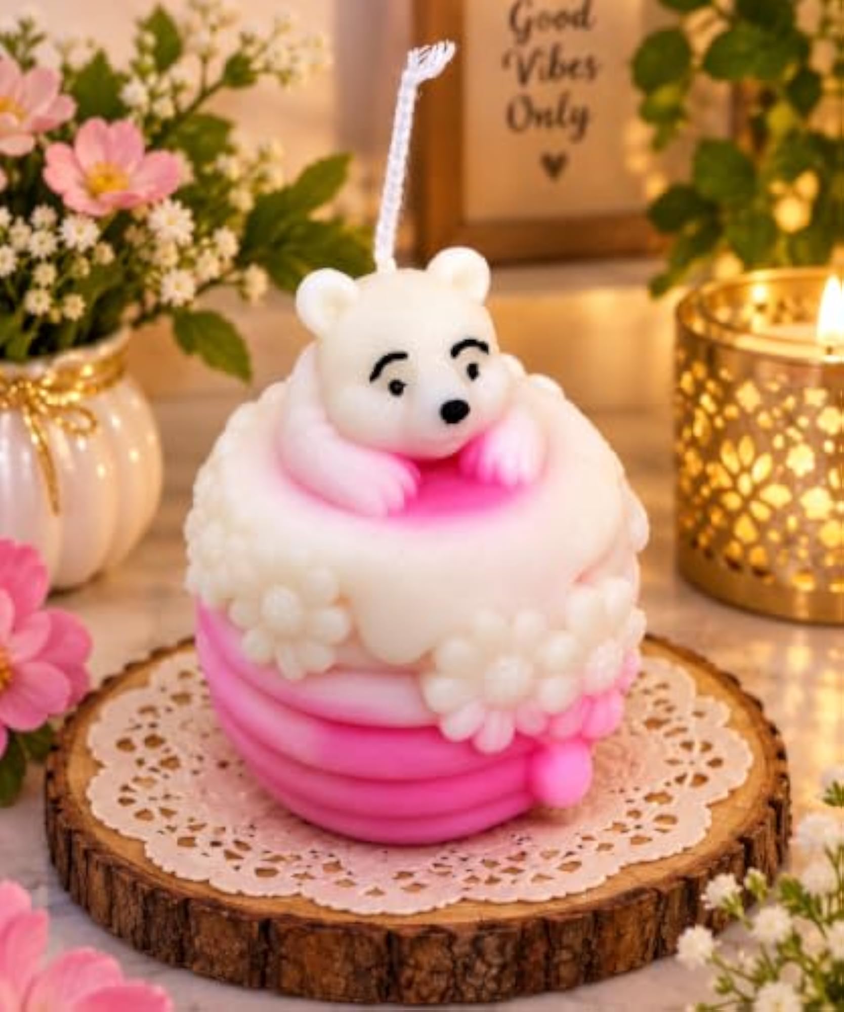 Teddy Bear Decorative Scented Candle, Gift for Home Décor